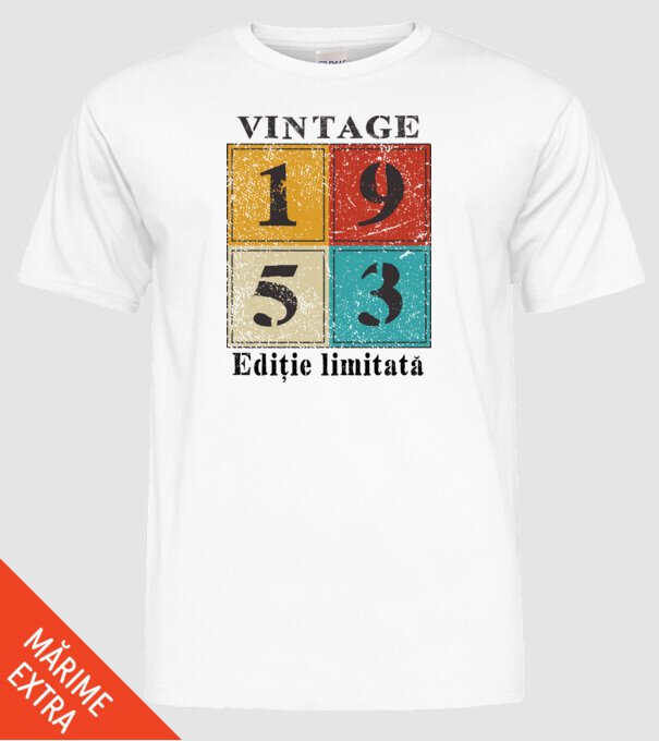 1953 - Ediție limitată model alb pe tricou