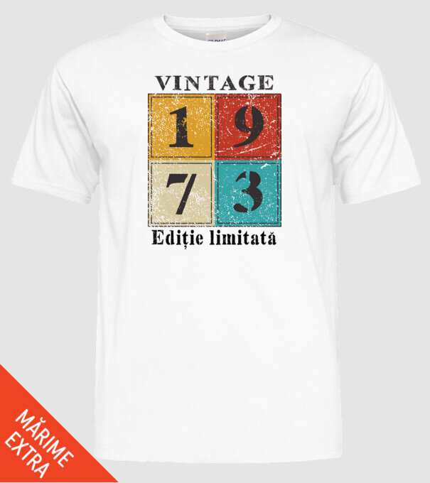 1973 - Ediție limitată model alb pe tricou