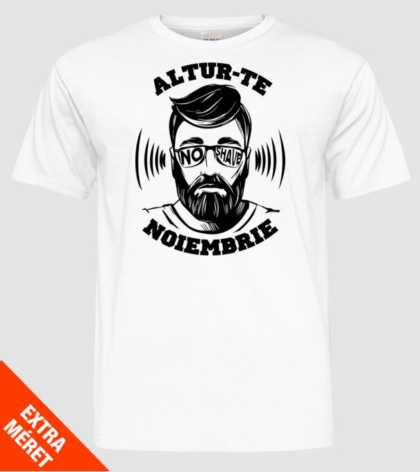 alătură-te - noiembrie model alb pe tricou