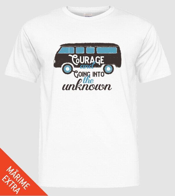 Autobuze model alb pe tricou