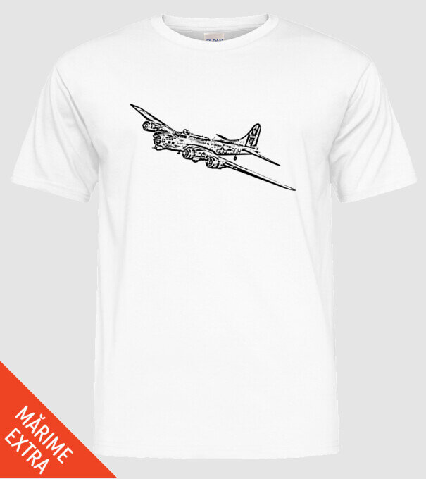 Avioane model alb pe tricou