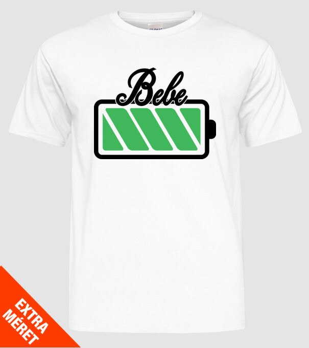 Bebe încărcat model alb pe tricou
