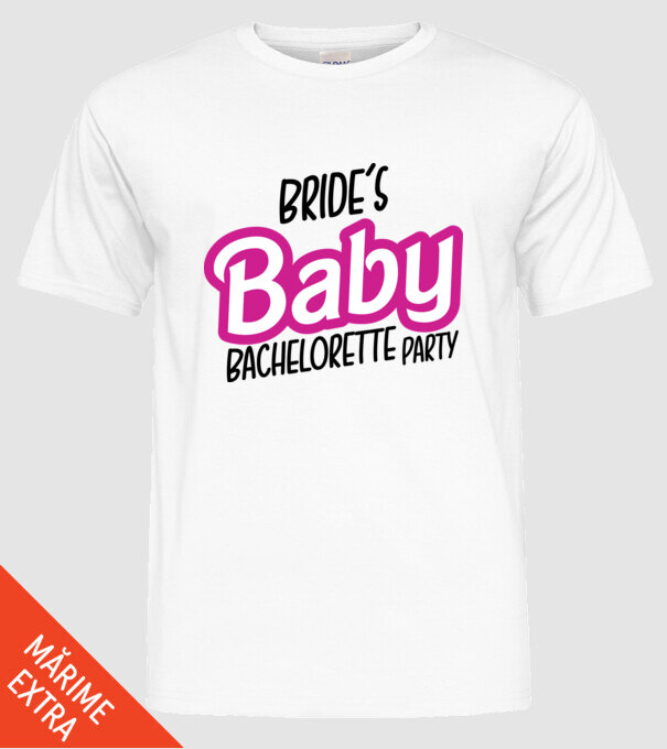Bride Barbies baby model alb pe tricou