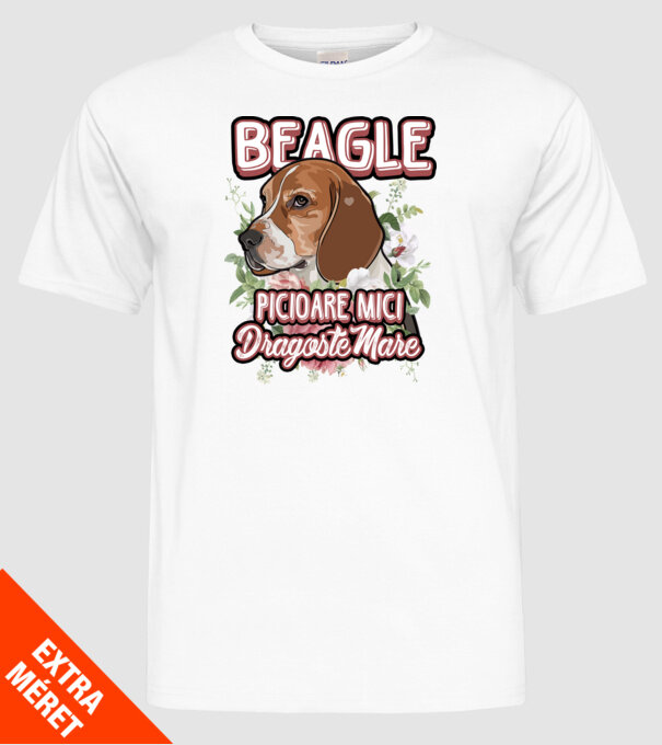 Bulldog francez picioare mici dragoste mare model alb pe tricou