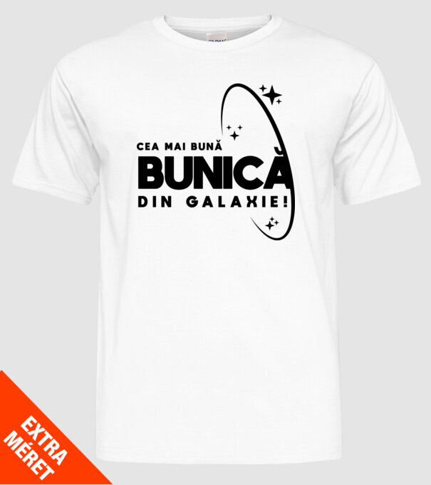 Cea mai bună mamă din Galaxie! model alb pe tricou