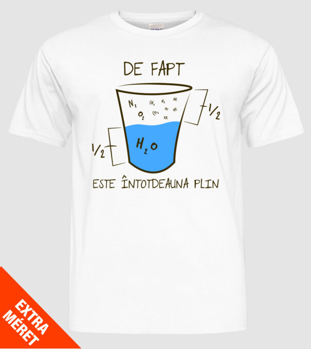 de fapt, este întotdeauna plin model alb pe tricou