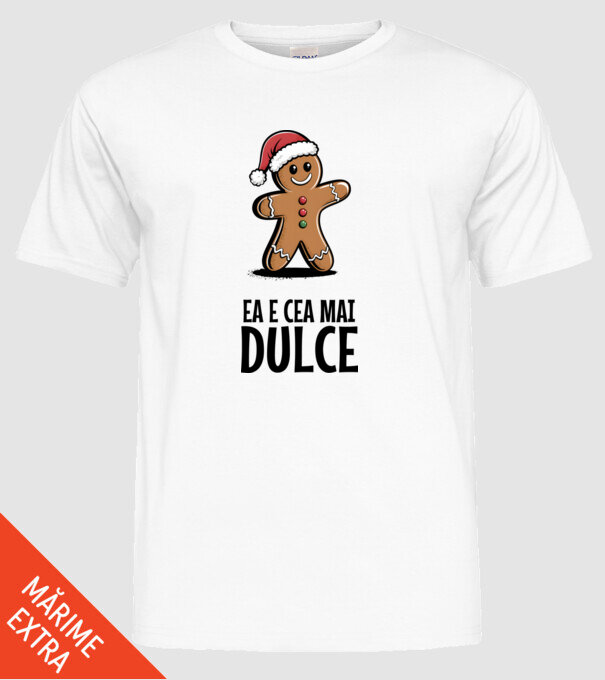 Ea e cea mai dulce alb model alb pe tricou