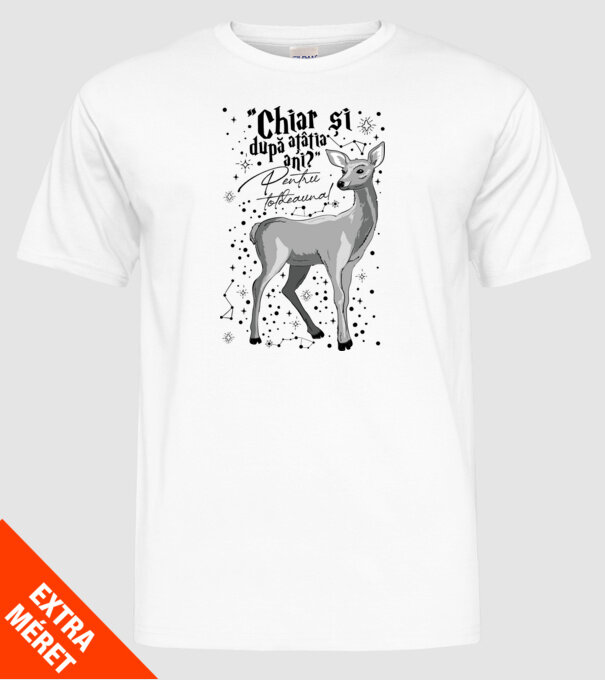 Harry Potter Valentine model alb pe tricou