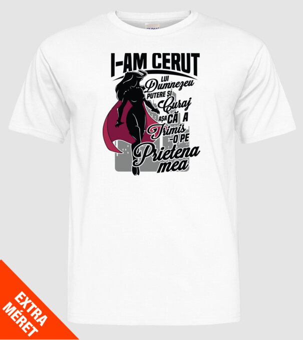 I-am cerut lui Dumnezeu putere și curaj - așa că a trimis-o pe prietena mea model alb pe tricou