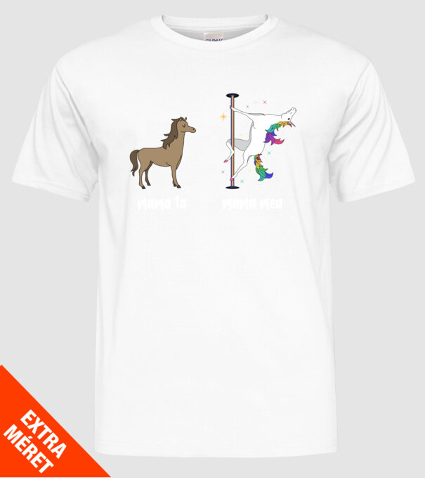 mama ta - mama mea model alb pe tricou