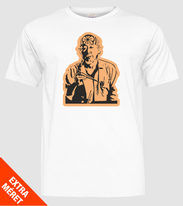 Mister miyagi cobra kai model alb pe tricou