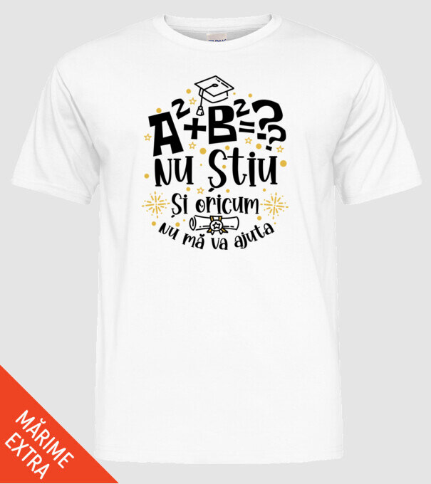 Nu știu, și oricum nu mă va ajuta  model alb pe tricou