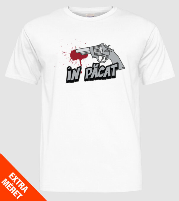 în păcat model alb pe tricou