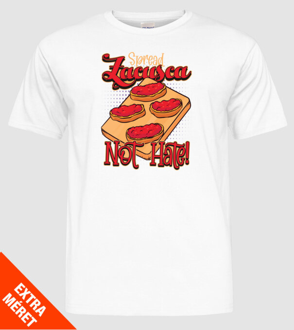 România Zacusca model alb pe tricou