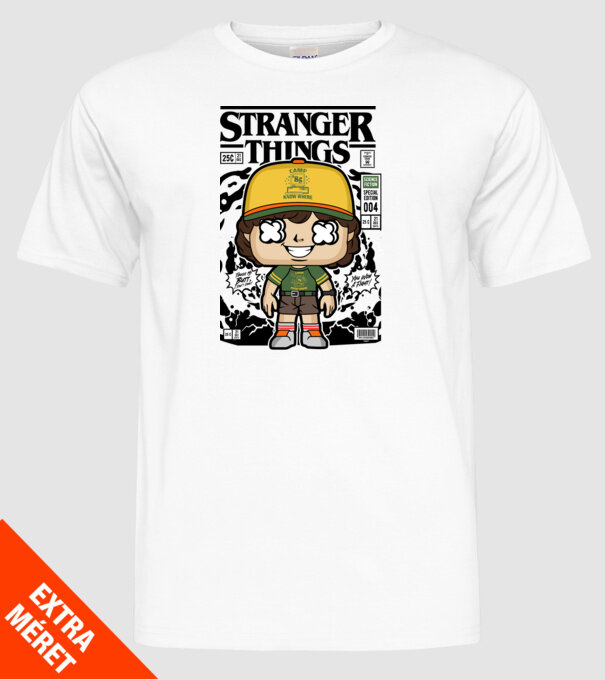 stranger things cereal model alb pe tricou