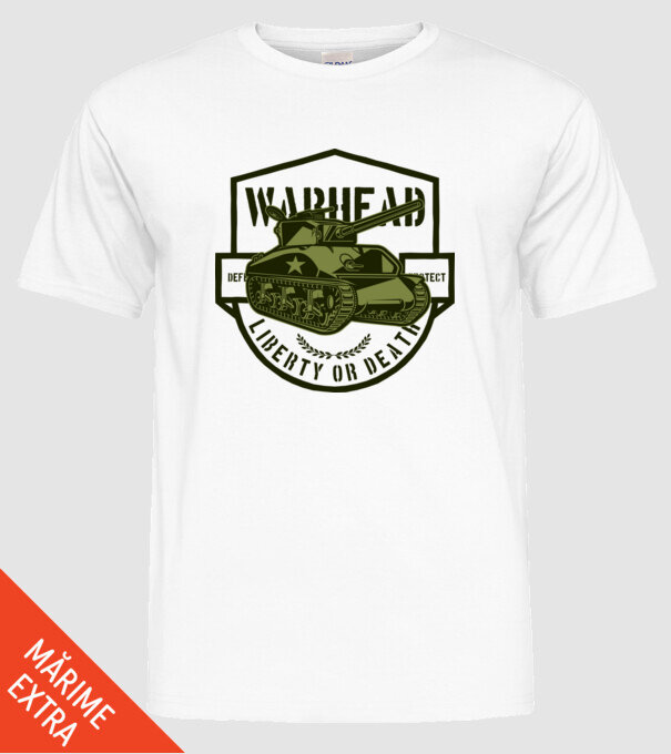 Tancuri model alb pe tricou