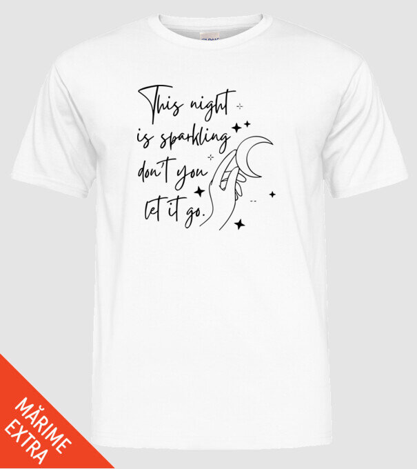 Taylor Swift this night model alb pe tricou