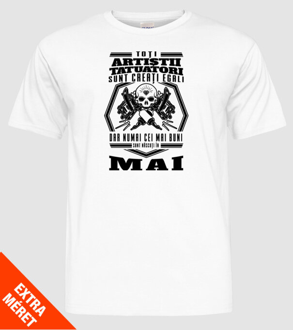 Toți artiștii tatuatori sunt creați egali mai model alb pe tricou