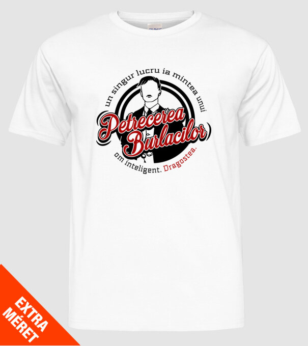 Un singur lucru ia mintea unui om inteligent model alb pe tricou