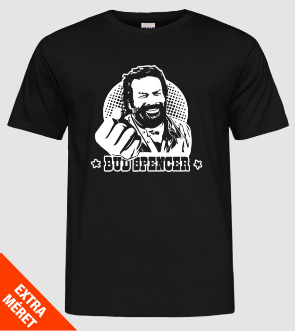 Bud Spencer model negru pe tricou