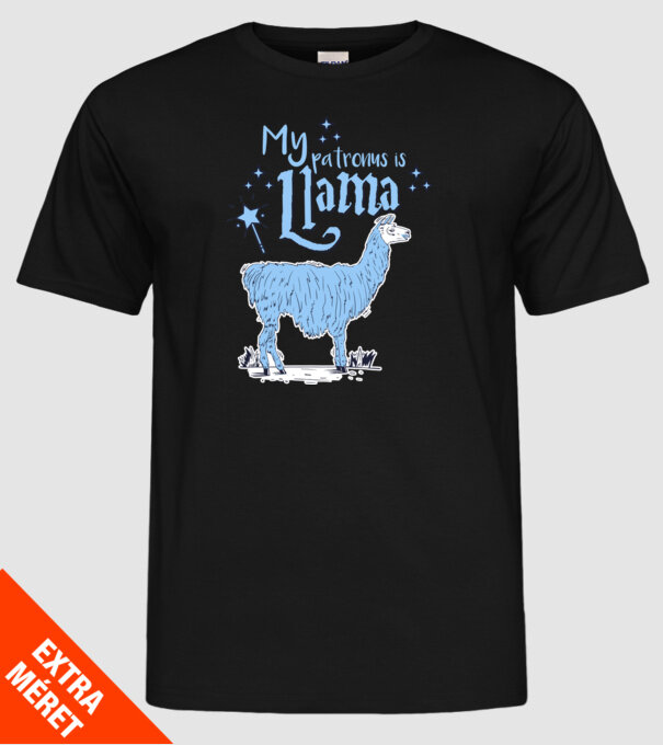 My patronus is Llama model negru pe tricou