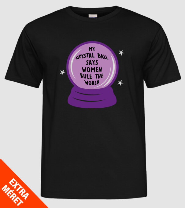 Women rule the world model negru pe tricou