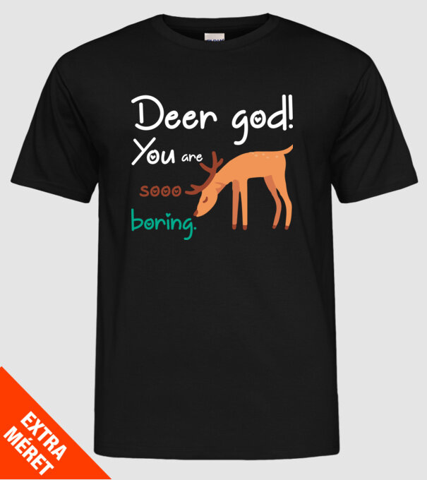 You = boring model negru pe tricou