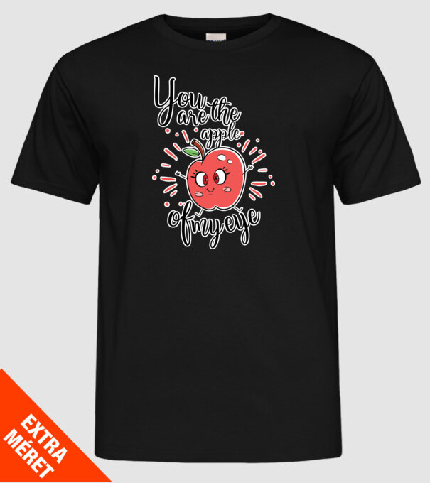 You drive me bananas you are the apple of my eye model negru pe tricou