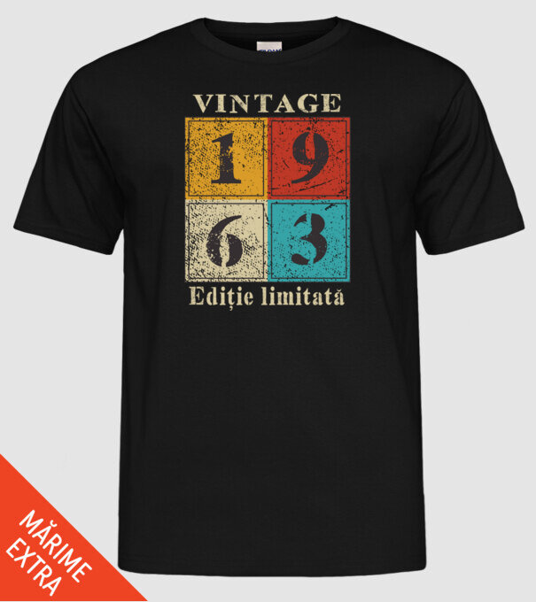 1963 - Ediție limitată model negru pe tricou
