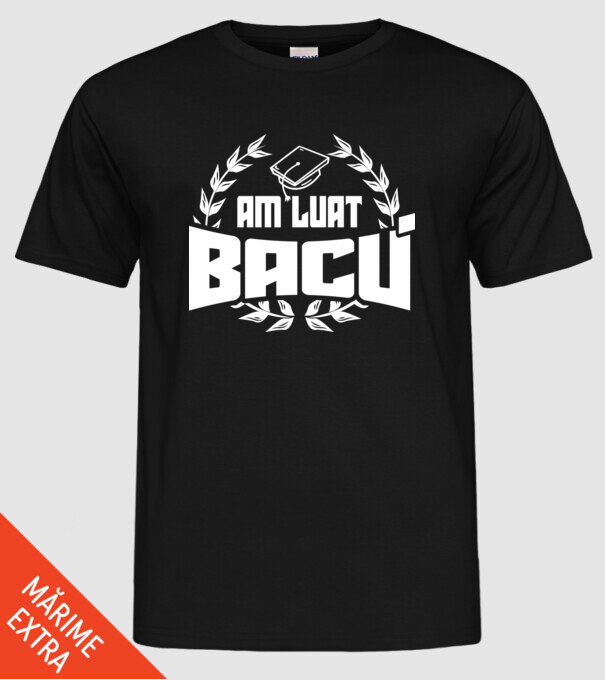 Am luat bacu model negru pe tricou