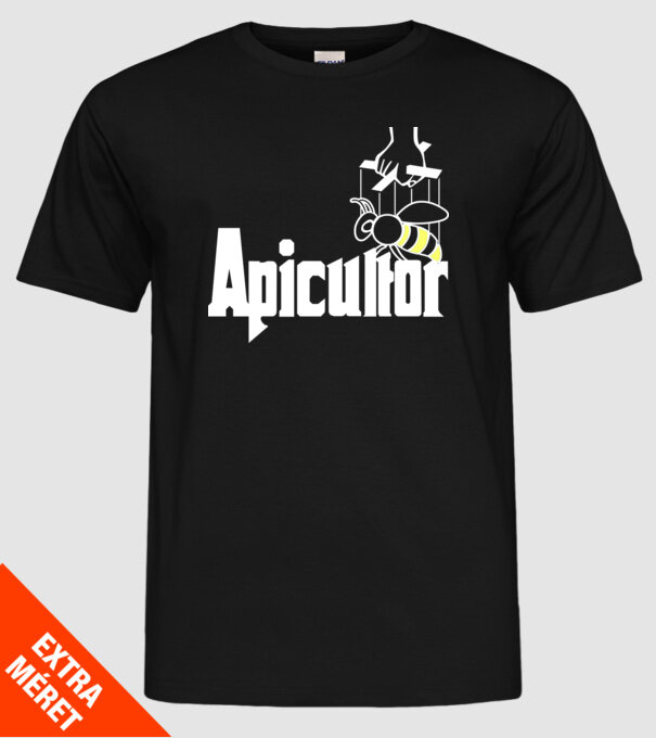 apicultor model negru pe tricou