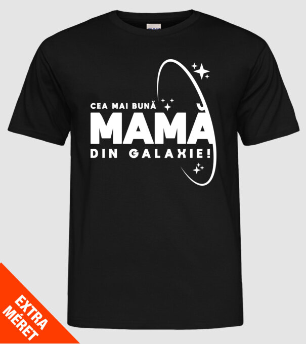 Cea mai bună bunică din Galaxie! model negru pe tricou