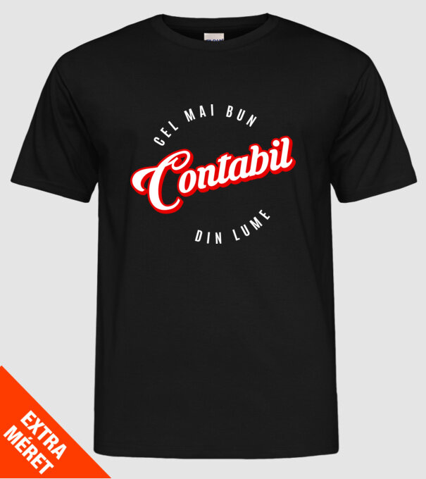 Cel mai bun CONTABIL din lume model negru pe tricou