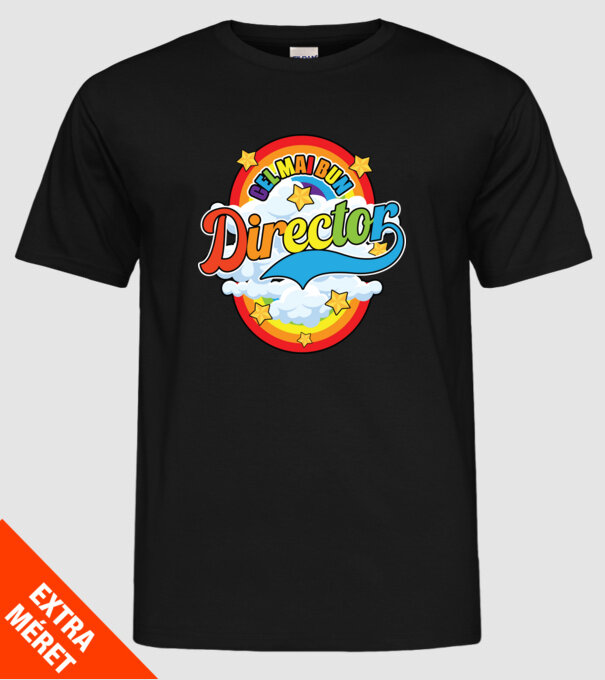 Cel mai bun director model negru pe tricou