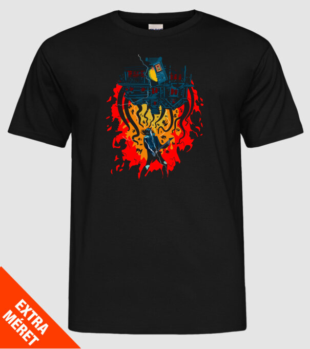 eddie munson guitar model negru pe tricou