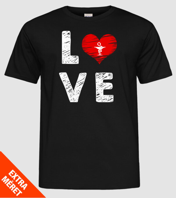Farmacist love model negru pe tricou