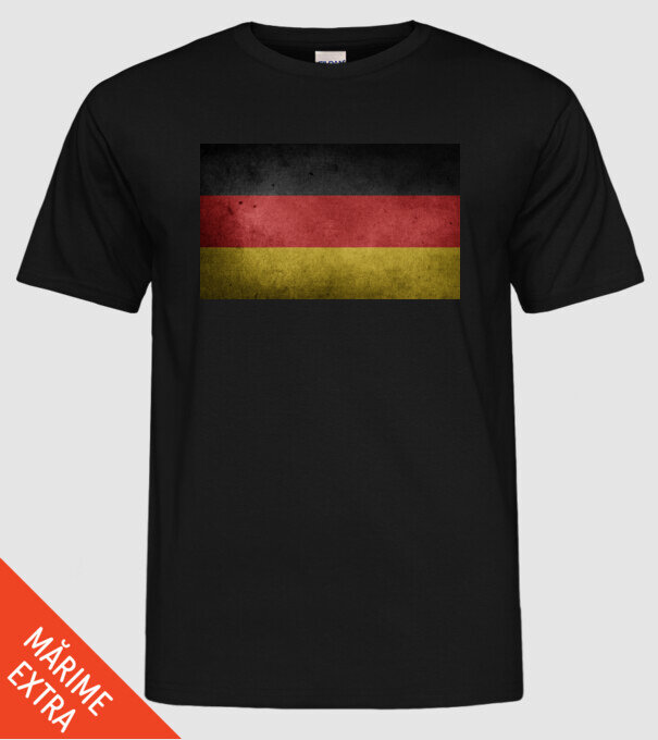 GERMANY model negru pe tricou