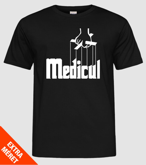 Medicul model negru pe tricou
