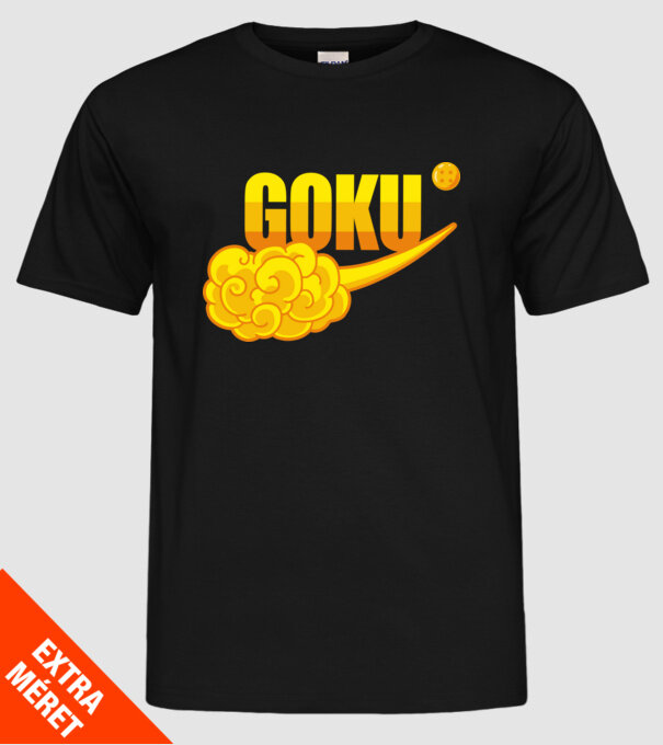 goku cloud model negru pe tricou