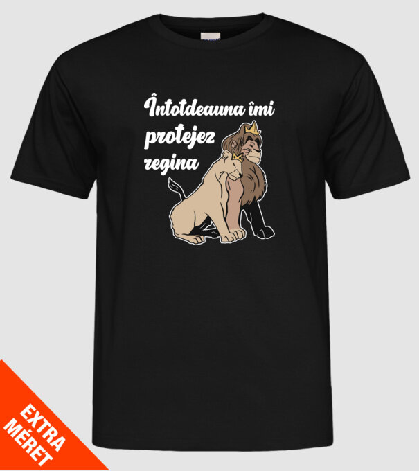 Întotdeauna îmi protejez regina model negru pe tricou
