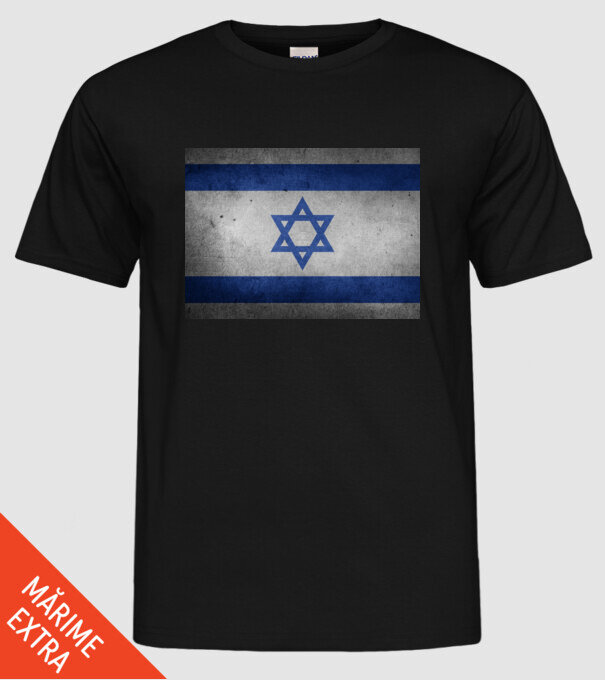 ISRAEL model negru pe tricou