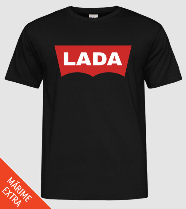 Lada Levis model negru pe tricou