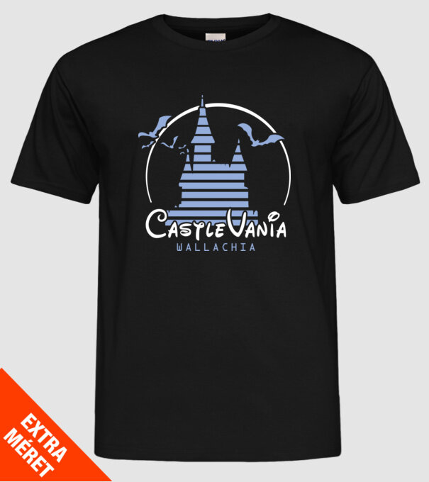 România CastleVania model negru pe tricou