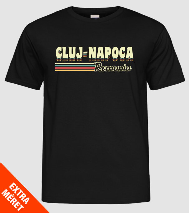 România Cluj-Napoca model negru pe tricou