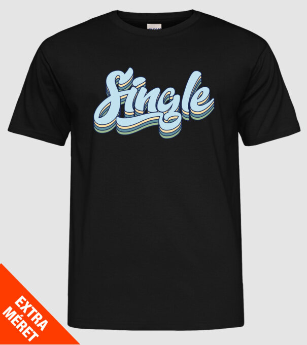 single model negru pe tricou