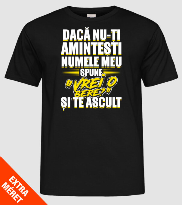 Dacă nu-ți amintești numele meu, spune
