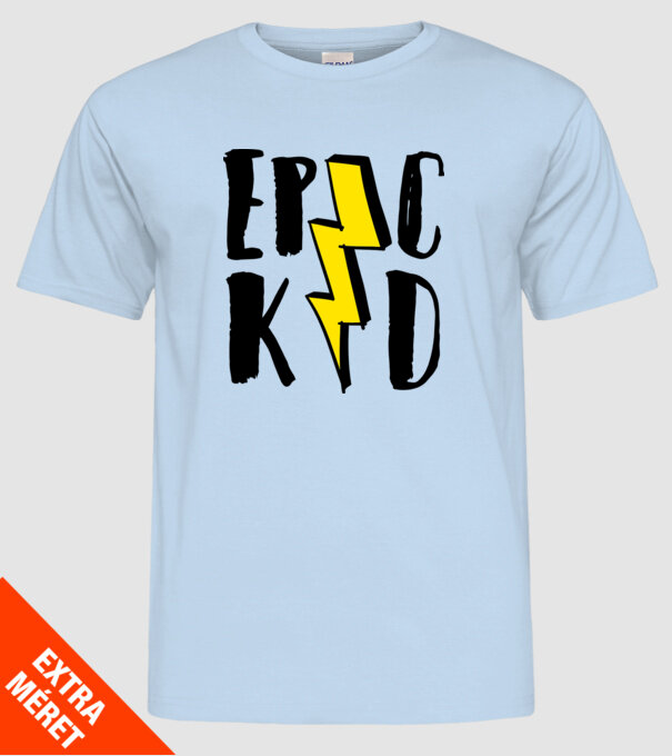EpicKid model albastru deschis pe tricou