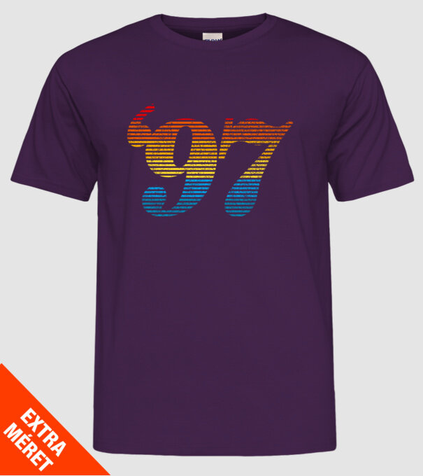 Retro Birthday 1997 model mov pe tricou