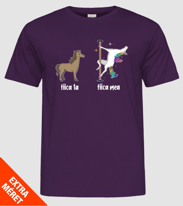 fiica ta - fiica mea model mov pe tricou