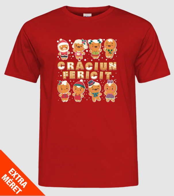 crăciun Fericit model roșu pe tricou